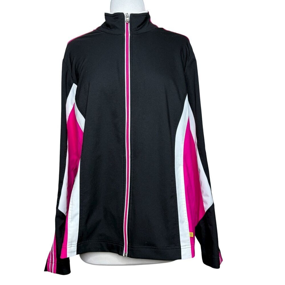 Made For Life Jacket Pink White Black Womens Size XL